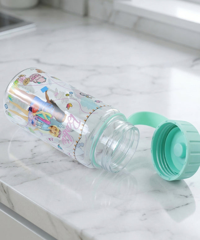 Kids Printed Water Bottle 400 Ml Approx (1 Pc)