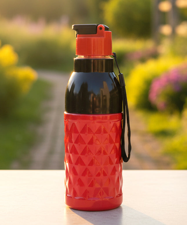 Plastic 1000 Ml Approx Sports Water Bottle (1 Pc)