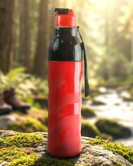Plastic 1000 Ml Approx Sports Water Bottle (1 Pc)