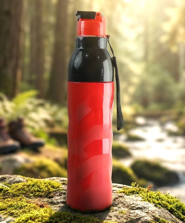 Plastic 1000 Ml Approx Sports Water Bottle (1 Pc)