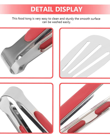 Stainless Steel Multi Purpose Kitchen Tongs With Anti Slip Grip (1 Pc)