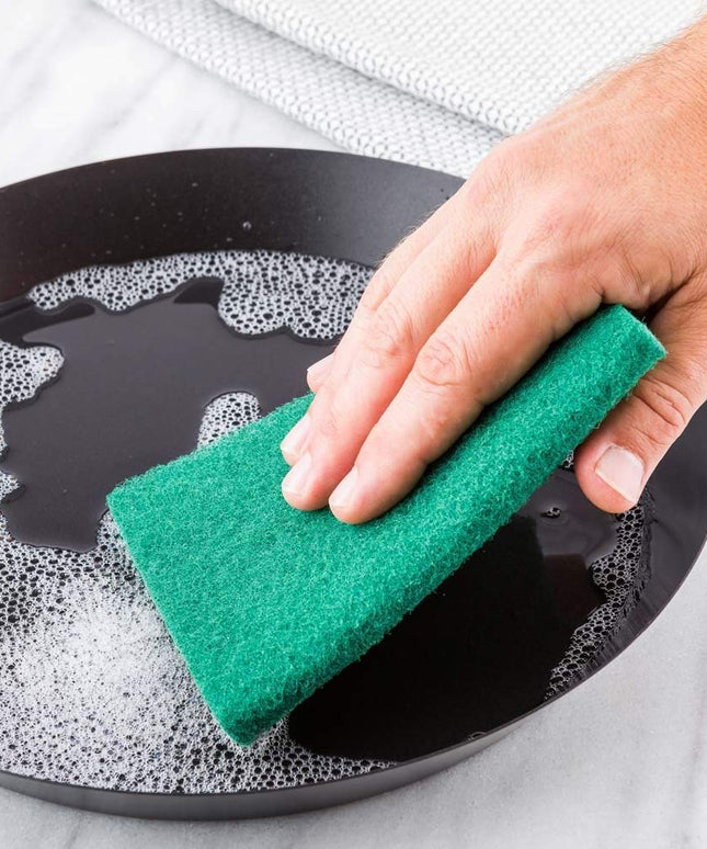 3438 Scrub Sponge Cleaning Pads Aqua Green