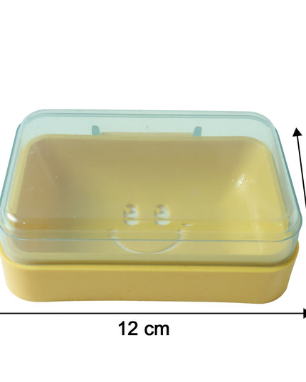 Cute Smiley Design Plastic Soap Case (1 Pc)
