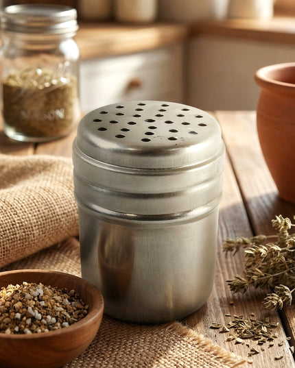 Multipurpose Stainless-steel Spice Shaker Container (1 Pc)