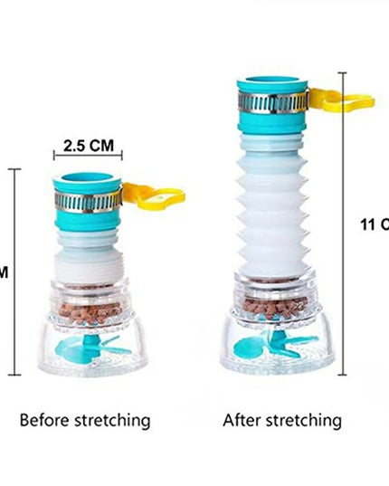 Kitchen Faucet Water Tap Filter with Rotating Shower Head for Sink