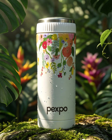 Pexpo Crypto Art Hot  Cold Vacuum Insulated Stainless Steel Water Bottle 500 Ml