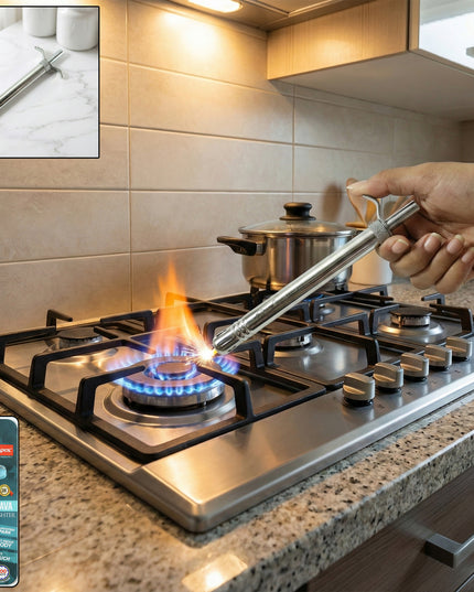 Manual Stainless-steel Gas Stove Spark Lighter (1 Pc)