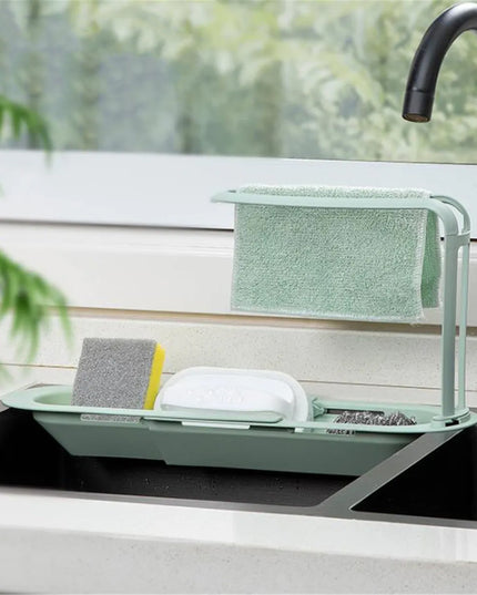 Plastic Telescopic Sink Storage Rack