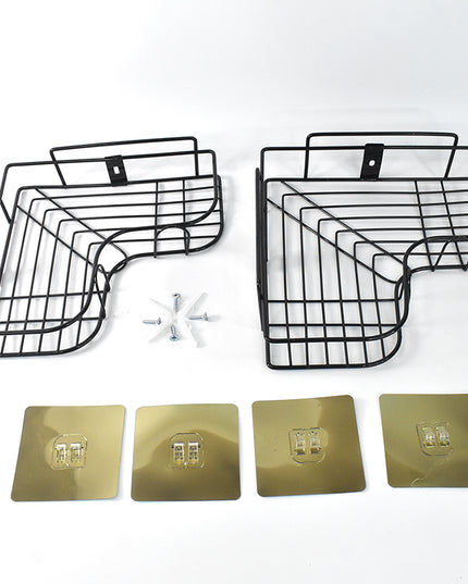 Metal Shower Shelf Shower Shelf Without Drilling (2 Pc)