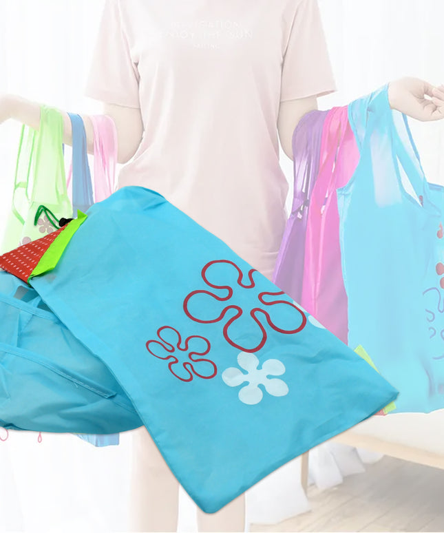 7737 Reusable Grocery Bags - Reusable Bags With Handles - Washable Reusable Shopping Bags Foldable