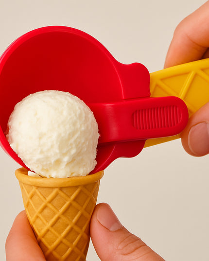 1-piece Plastic Ice Cream  Watermelon Scooper With Trigger Dipper