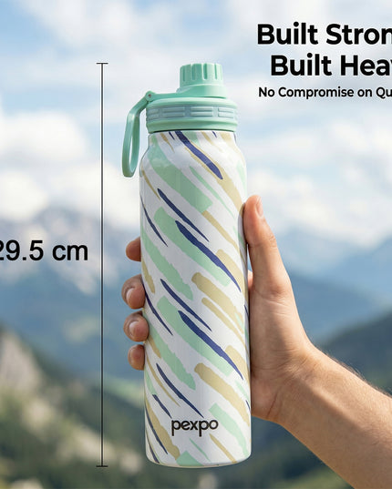 Pexpo Austin Art Stainless Steel Water Bottle 1000 Ml (1 Pc)