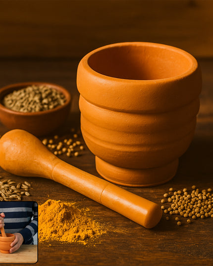 Unbreakable Plastic Mortar  Pestle - (Set)