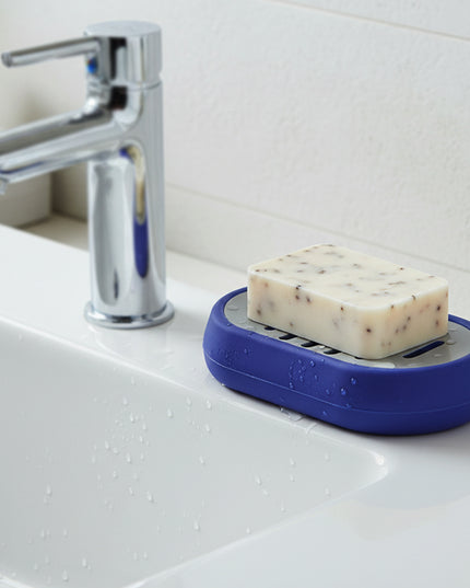 Plastic Soap Holder Tray With Drain Slots (1 Pc)