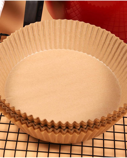 Round Air Fryer Disposable Paper Liner  (50 Pcs Set  160mmx45mm)