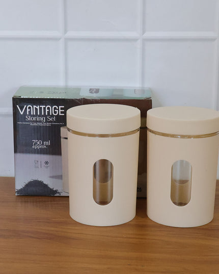 Premium Kitchen Storage Container Set (2 Pc Set 750 Ml Approx)