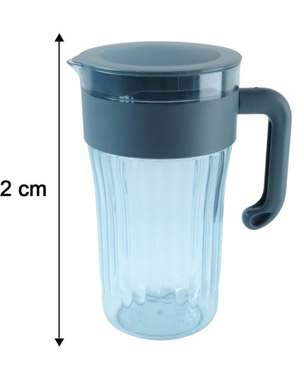 Multipurpose Plastic Water Juice Serving Jug With 4 Drinking Glasses Set (1 Set)