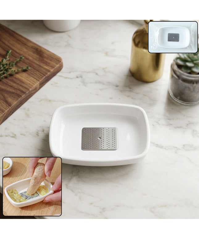 Multipurpose Garlic Ginger Grinding Plate (1 Pc)