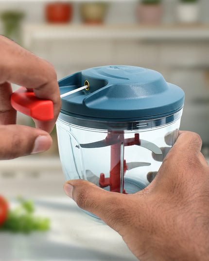 Apex Speed-x Hand-powered Vegetable Chopper (1000 Ml)