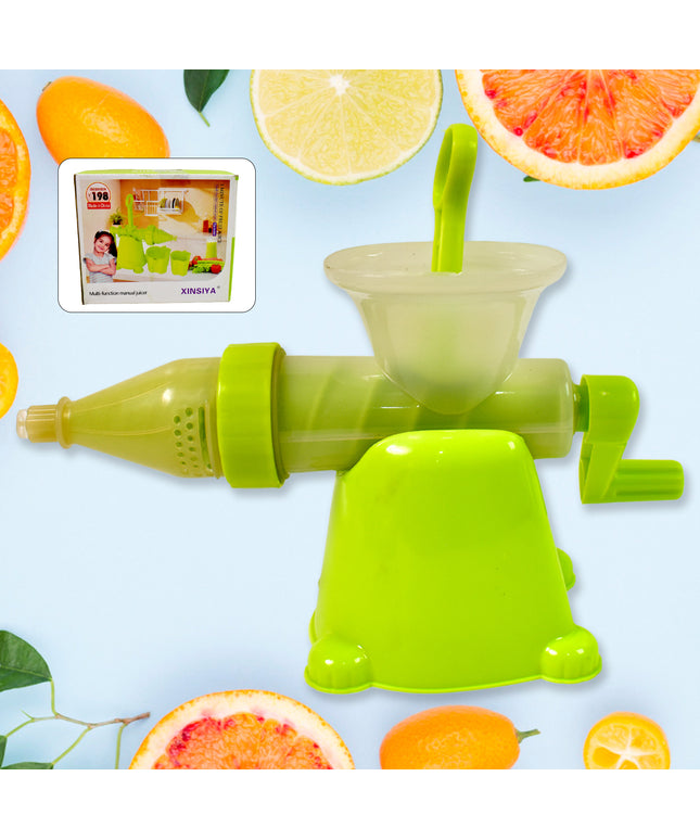 Manual Juicer Modern Plastic Fruit And Vegetable Juicer (1 Pc  Bowl Not Included)