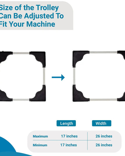 Adjustable Washing Machine  Refrigerator Stand (6767 Cm 1 Pc)
