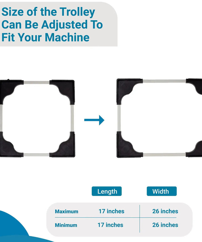 Adjustable Washing Machine  Refrigerator Stand (6767 Cm 1 Pc)
