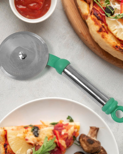 Kitchen Stainless Steel Wheel Pizza Cutter (1 Pc)