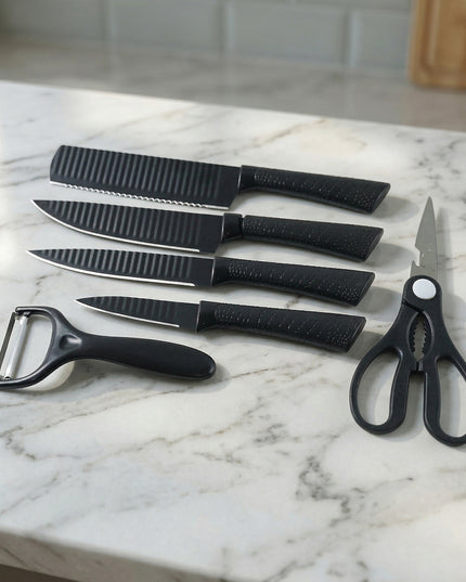 6 In 1 Premium Kitchen Knife Set (1 Set)