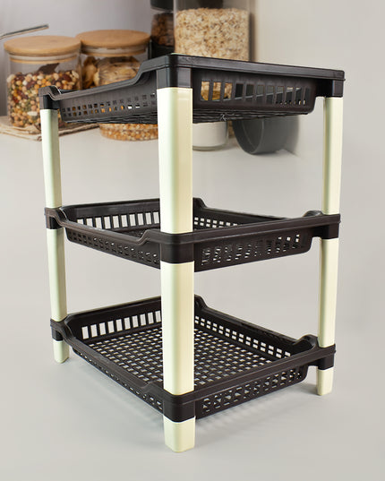 Apex Big Multi Use Plastic Storage Rack  3-tier (1 Pc)