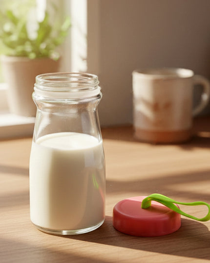 Premium Glass Bottle With Leak-proof Lid 300 Ml