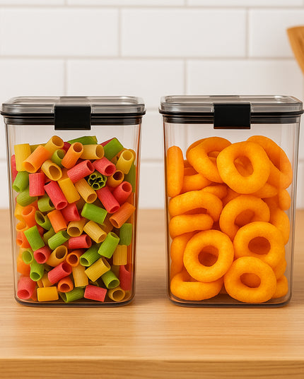 1200 Ml Airtight Lock  Lock Food Storage Container Set  2 Piece