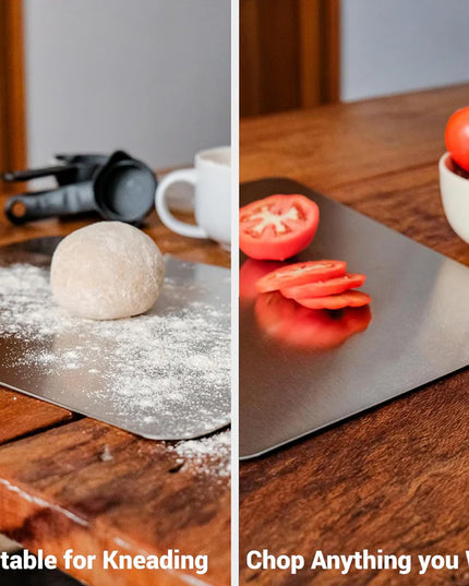 Apex Large Stainless Steel Multipurpose Chopping  Cutting Board (260x360mm  1 Pc)