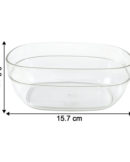 Transparent Multipurpose Serving Bowl Set (4 Pc Set)