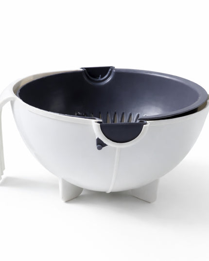 Multipurpose 2 In 1 Vegetable Washing Bowl With Strainer (1 Pc)