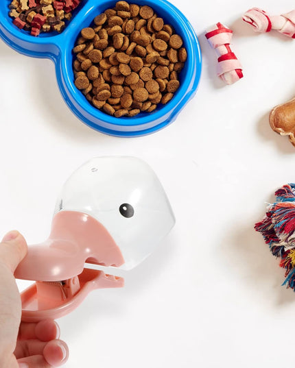 2-in-1 Pet Food Scoop With Bag Clip