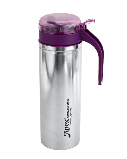 Apex 1000ml Approx. Stainless Steel Oil Pourer (1 Pc)