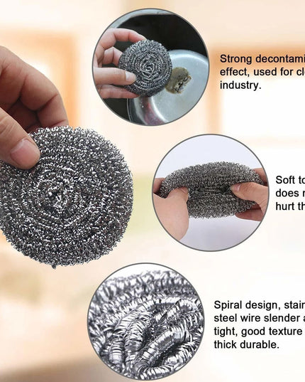 Stainless Steel Scrubber For Kitchen (1 Pc 25 Gm)