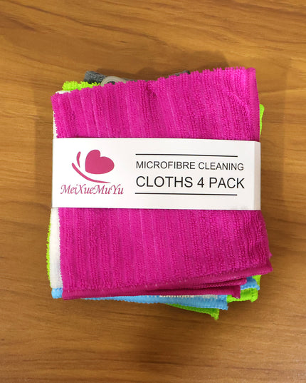 Microfiber Cleaning Cloth Set (4 Pc Set)