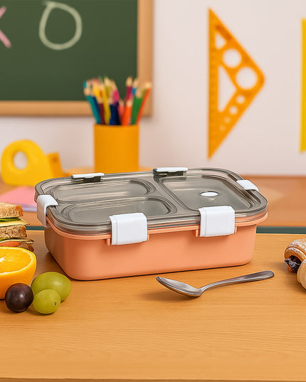 3-compartment Lunch Box - (1 Pc)