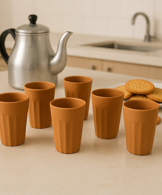 Konvex Traditional Chai Cups (125 Ml  6 Pc)