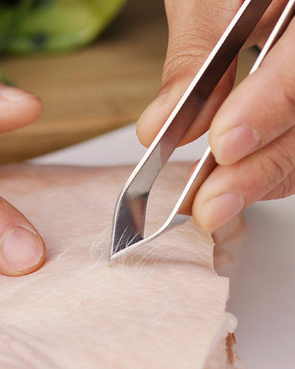 Stainless Steel Fish Bone Tweezer (1 Pc)