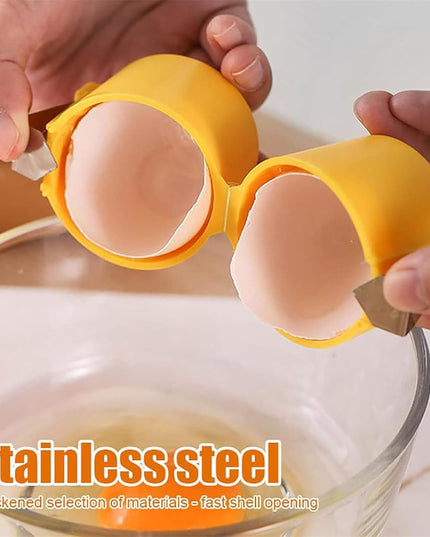Egg Shell Opener Egg Cracker Tool For Raw Eggs Handheld (1 Pc)
