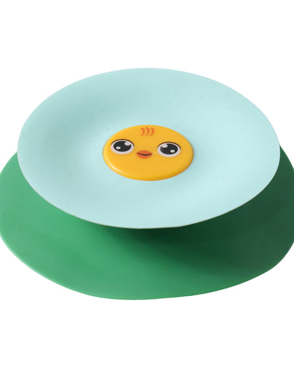 Cute Duck Design Silicone Sink Drain Stopper With Suction Base 1 Pc