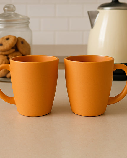Konvex Premium Coffee And Tea Mugs (2 Pc  350ml)