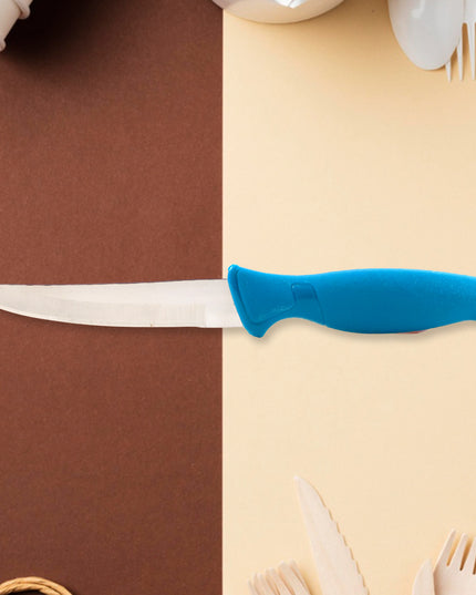 Heavy-duty Stainless Steel Kitchen Knife With Ergonomic Handle (1 Pc)