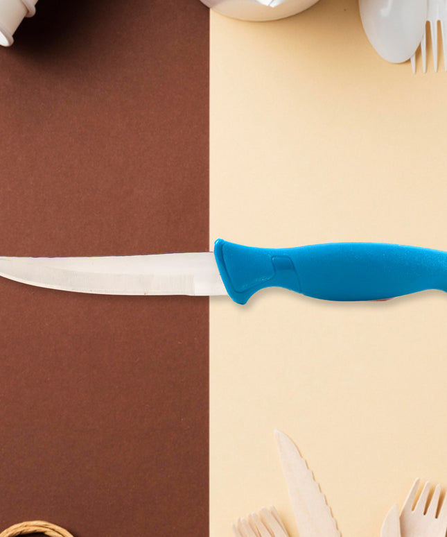 Heavy-duty Stainless Steel Kitchen Knife With Ergonomic Handle (1 Pc)