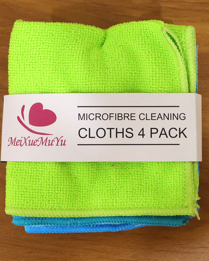 Microfiber Cleaning Cloth (4 Pc Set 28x29 Cm)