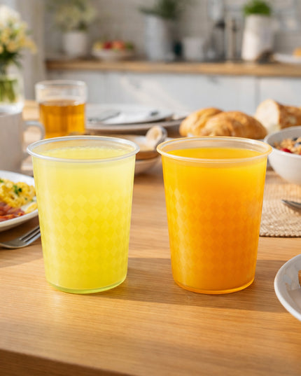 Reusable Plastic Drinking Glass 200 Ml Approx (1 Pc Mix Color)