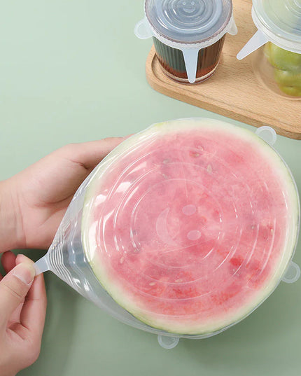 Reusable Stretchable Food Cover Set (6 Pc)
