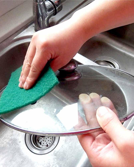 3438 Scrub Sponge Cleaning Pads Aqua Green